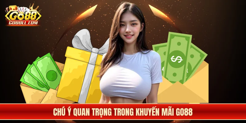 Chú ý quan trọng trong khuyến mãi Go88