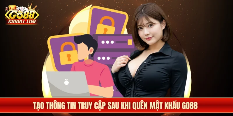Tạo thông tin truy cập sau khi quên mật khẩu Go88