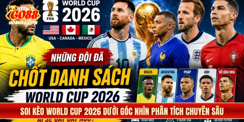 Soi kèo World Cup 2026 dưới góc nhìn phân tích chuyên sâu