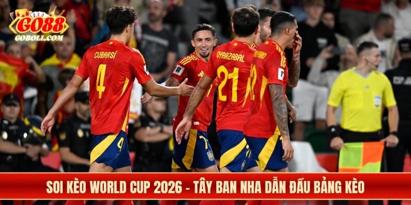 Soi Kèo World Cup 2026 - Tây Ban Nha Dẫn Đầu Bảng Kèo