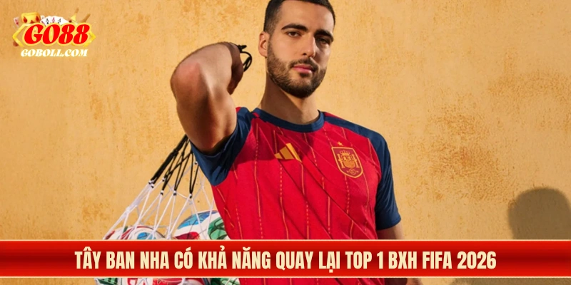 Tây Ban Nha có khả năng quay lại top 1 BXH FIFA 2026