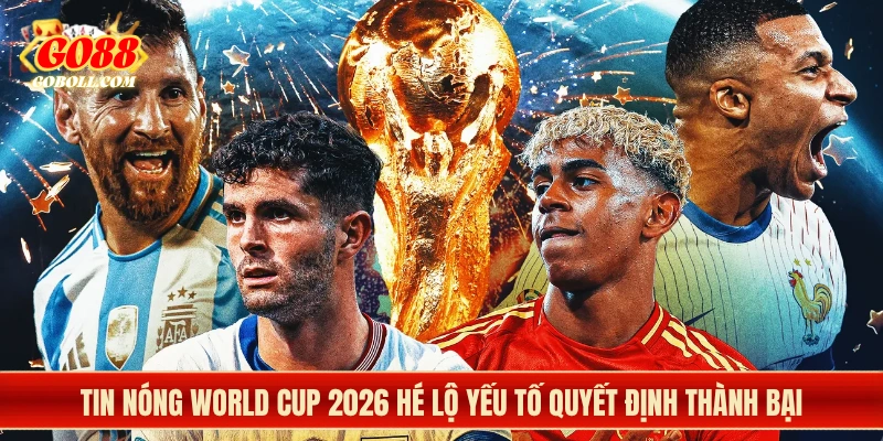 Tin nóng World Cup 2026 hé lộ yếu tố quyết định thành bại